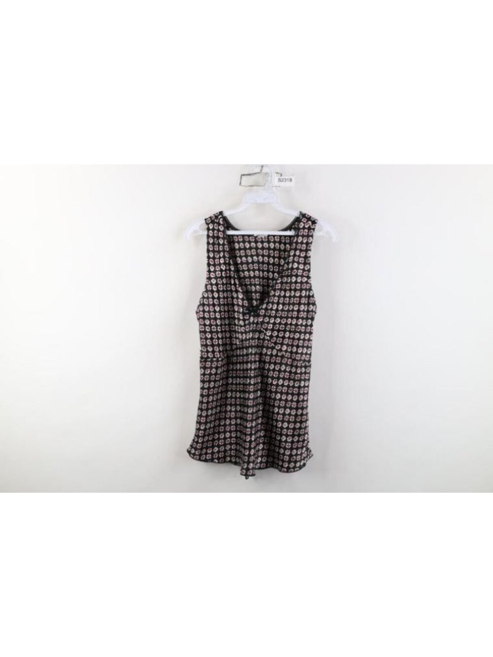 Vintage 90s Y2K Babydoll Womens Large Geometric Bella Fairy Tank Top T-Shirt